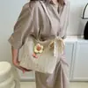 Bolsas de Moda de Este Año para Mujer Verano 2026 Nuevo Estilo Bolso Tote Tejido a Mano de Moda Bolso Cubo para Mujer Gran Capacidad Bolso de Paja