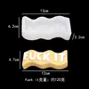 Molde de Silicone para Vela de Aromaterapia Onda de Letra Estéreo DIY Transfronteiriço