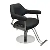 Silla de Peluquería Sencilla Barbería Permanente Teñido Corte de Cabello Giratoria Elevable Silla de Peluquería Salón de Belleza Silla de Peluquería de Cuero Venta Directa de Fábrica