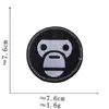Jaquetas Masculinas Tendência Atacado Transfronteiriço com Patches Decorativos, Patches de Tecido Punk, Patches de Emblema Preto 4