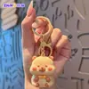 Lindo Llavero de Capibara con Pajarita Caricatura Muñeco de Capibara Colgante Accesorio para Mochila de Niña Regalo Pequeño Al por Mayor