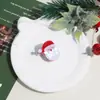 Mini Presilhas de Cabelo de Natal Transfronteiriças Europeias e Americanas, Grampos de Cabelo de Árvore de Natal e Papai Noel, Acessórios de Cabelo Festivos Simples e Modernos para Festas
