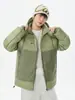 Moda Unisex Tendencia con Capucha Versátil 90 Relleno de Plumón de Pato Blanco Chaqueta de Plumón Juvenil Casual Cálida
