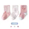 Meias para bebê com desenho de cabelo pequeno, meias de algodão para bebê, cano curto, meias da moda Primavera e Outono, meias infantis, atacado