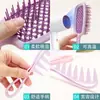 Pente Ultra Fino para Cabeleireiro Pente Suavizante Cor Fresca Macaron Pente para Cabelo Pente Penteador Conjunto para Pentear Cabelo