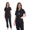 Set de Uniformes de Limpieza Amazon Nuevo Lavado de Manos Ropa Multicolores Opcionales Elástico Secado Rápido Uniforme de Doctor Ropa Quirúrgica Exportación