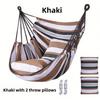 Silla Colgante Hamaca Popular de Venta Cruzada 1 Pieza, Asiento Columpio Hamaca para Patio Exterior, Silla Colgante Resistente, y