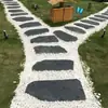 Escalones de Piedra Azul Pavimento de Jardín Camino de Pie Patio de Pie Piedras para Caminar Exteriores Fábrica de Piedra para Pavimentar Jardines Venta al Por Mayor Transfronteriza