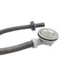 Pia com dreno de cuba baixa fileira lateral cuba horizontal bacia para louça de cozinha tubos de conexão para ralo kit de tubos de ralo