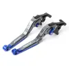 Aplicable a Honda NWG150 NWT150, esta es una palanca de freno y embrague plegable ajustable de seis velocidades, manija de freno de mano CNC