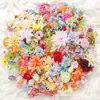 Flores Flotantes DIY Transfronterizas para Primavera y Verano, Accesorios para Fotos, Cortinas de Flores Artificiales, Lluvia de Pétalos, Cascada, Flores Falsas, Guirnaldas de Flores