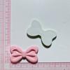 Imán de Nevera de Macarrón con Lazo Brillante Color Crema Parche para Accesorios del Cabello Colgante Hecho a Mano Casero Accesorios de Resina