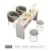 Mesa y Silla Multifuncionales para Manicura, Oferta Especial, Estación de Manicura Individual/Doble Económica de Lujo, Diseño Cremoso de Moda Estilo Ins
