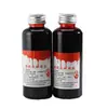 Accesorios Sangrientos de Plasma para Halloween Cápsula de Sangre Falsa Artificial Bolsa de Sangre para Vomitar Dientes de Vampiro Realistas Plasma Falso Artificial