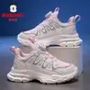 Zapatos Infantiles Babu Dou Zapatos para Niñas 2026 Nuevo Estilo Otoño Niñas Tallas Medianas y Grandes Zapatos de Papá para Niños Zapatos Deportivos de Malla para Niños