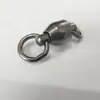 Anilla giratoria grande individual de alta resistencia a la tracción, Anilla giratoria con rodamiento simple soldada, Conector giratorio con rodamiento grande, Accesorios para equipo de pesca