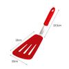 Utensilios de cocina de acero para muelles de silicona creativos transfronterizos, juego de cuatro piezas de sartén antiadherente, pala de silicona, pala elástica para bistec estilo occidental