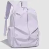 Mochila Escolar Plegada de Nuevo Estilo Transfronteriza, Ligera, Multifuncional, Simple, de Nicho, Versátil, Mochila para Mujer Personalizable