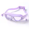 Gafas de Natación de una Pieza para Niños con Marco Grande Gafas de Natación para Estudiantes de Secundaria Protección Ocular para Natación Antivaho Gafas de Natación de Buceo para Carreras