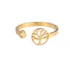 Anillo de diamante estilo Han temperamento red social ins anillo árbol de la vida anillo de dedo alimentario joyería al por mayor