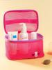 Nova Bolsa Cosmética Flip-Top de Feriado para Viagem, Portátil, de Alta Qualidade, Artefato de Armazenamento de Super Grande Capacidade para Batom