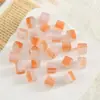 Acrílico de 8 mm Sirena Brillo Fino Dos Tonos Agujero Recto Cuentas Cuadradas Cadena para Teléfono DIY Pulsera Materiales para Hacer Bisutería Accesorios