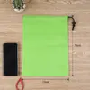 Bolsa de nylon com cordão para acabamento de roupas, bolsa de armazenamento, cordão de poliéster, atacado de fábrica