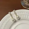 Pendientes de Corazón de Amor con Circonita y Perla para Mujer, Lujo Ligero, Gama Alta, Pendientes Elegantes y con Estilo, Súper Bonitos, Joyería para Orejas Única y Hermosa