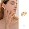 Anillo de racimo de fuegos artificiales evanescentes de marco fijo, diseño de nicho para mujer, lujo ligero, sentido de alta gama, anillo ajustable de diamantes