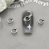 Estrela de Cinco Pontas em Forma de Estrela Acessórios para Unhas Imperatriz Viúva Liga Metálica Anel de Garfo 3D Decoração de Unhas DIY Atacado