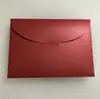 Venta al por mayor No. 9 sobres grandes estilo occidental Papel perlado Sobre para contrato A4 Sobre de color negro rojo Se puede fijar LOGOTIPO