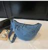 Bolso Vaquero Vintage para Mujer 2026 Nuevo Bolso Cruzado de Gran Capacidad Moda Bolso de Hombro Casual de Nicho Bolso Dumpling