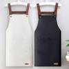 Delantal impermeable de moda para cocina, hogar, catering, trabajo, nuevo estilo, ropa de trabajo a prueba de aceite para hombres y mujeres.