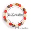 Atacado Transfronteiriço de Pulseiras Populares da Xiyin Amazon, Incluindo Pedra Olho de Tigre, Ágata Vermelha e Outros Três Tipos de Pulseiras Feitas à Mão