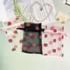 Bolsa de Organza de Dibujos Animados Fresa Multicolor Dulces Galletas Bolsita Evento Festivo Empaque de Regalo Paquete Bolsillo Venta al por Mayor