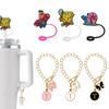 Bob Esponja stanley Tapa de Pajita 26 Cadena de Alfabeto traje Cadena para Taza stanley Tapa de Pajita stan