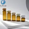 En Stock Frasco Marrón de 3 ml Resistente a la Luz, Botella Vacía de Vidrio Transparente para Polvo Liofilizado, Ampolla con Tapa de Bayoneta