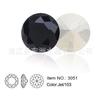 Dongzhou Cristal 8mm Fundo Pontiagudo Strass Redondo Roupas Acessórios de Jóias Adesivo de Cor Diamante DIY Super Flash Nail Art Decoração Diamante