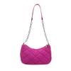 Bolsa de ombro da moda simples 2025 inverno nova bolsa artística simples axila bolsa portátil bordado elegante bolsa de mão