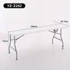 Venta Directa de Fábrica Mesa Plegable Comercial Mesa de Comedor Simple Mesa Plegable para Puestos Mesa de Puesto para Hogar al Aire Libre Camping
