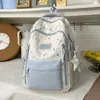 Nova Mochila Estilo Ins Academy Leve Bonita para Alunos do Ensino Fundamental e Médio Doce Casual Alta Aparência Mochila
