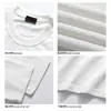 Camiseta Blanca y Gris de Manga Corta, Dulce, de Moda, Versátil, Adelgazante, de Corte Holgado, Estilo Harajuku Casual Perezoso de Verano, Top de Cuello Redondo