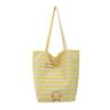 Bolso de Lona Casual de Gran Capacidad para Desplazamiento Bolso de Hombro para Mujer Nuevo 2025 Primavera y Verano Bolso Tote de Doble Cara