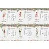 Adesivos de parede divertidos para animais de estimação com pernas longas e tema de Natal para quartos e salas de estar, Decorações de janela de Natal, Autoadesivos, Adesivos de vidro à prova d'água