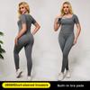 Shorts de Roupa Íntima Esportiva para Corrida e Fitness Transfronteiriços Secagem Rápida Respirável Emagrecimento Shorts de Roupa Íntima para Yoga Conjunto Atacado