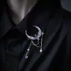 Broche de Espada Full Diamond Brillante de Trabajo Pesado Lujo Ligero para Mujer Nicho de Gama Alta Único Hermoso Pin Accesorios para Abrigo Chaqueta