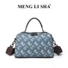 Bolso de mujer transfronterizo 2026 nueva moda bolso de mano estampado simple bolso almohada de moda versátil bolso de hombro cruzado hobo