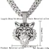 Moda masculina europeia e americana colar cubano totalmente cravejado de diamantes cruz de alto nível transfronteiriço hip hop HIPHOP pingente grande atacado