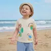 Camisetas Infantis de Manga Curta Estampadas Transfronteiriças Europeias e Americanas, Tops Infantis, Camisetas para Crianças, Distribuição de Camisetas, Estampas de Desenho Animado Europeias e Americanas