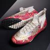 Zapatos de Fútbol Nuevos Transfronterizos para Hombres y Mujeres, Niños y Adultos, Talla Grande de Caña Alta Transpirables, Tacos Tf para Mujeres al por Mayor